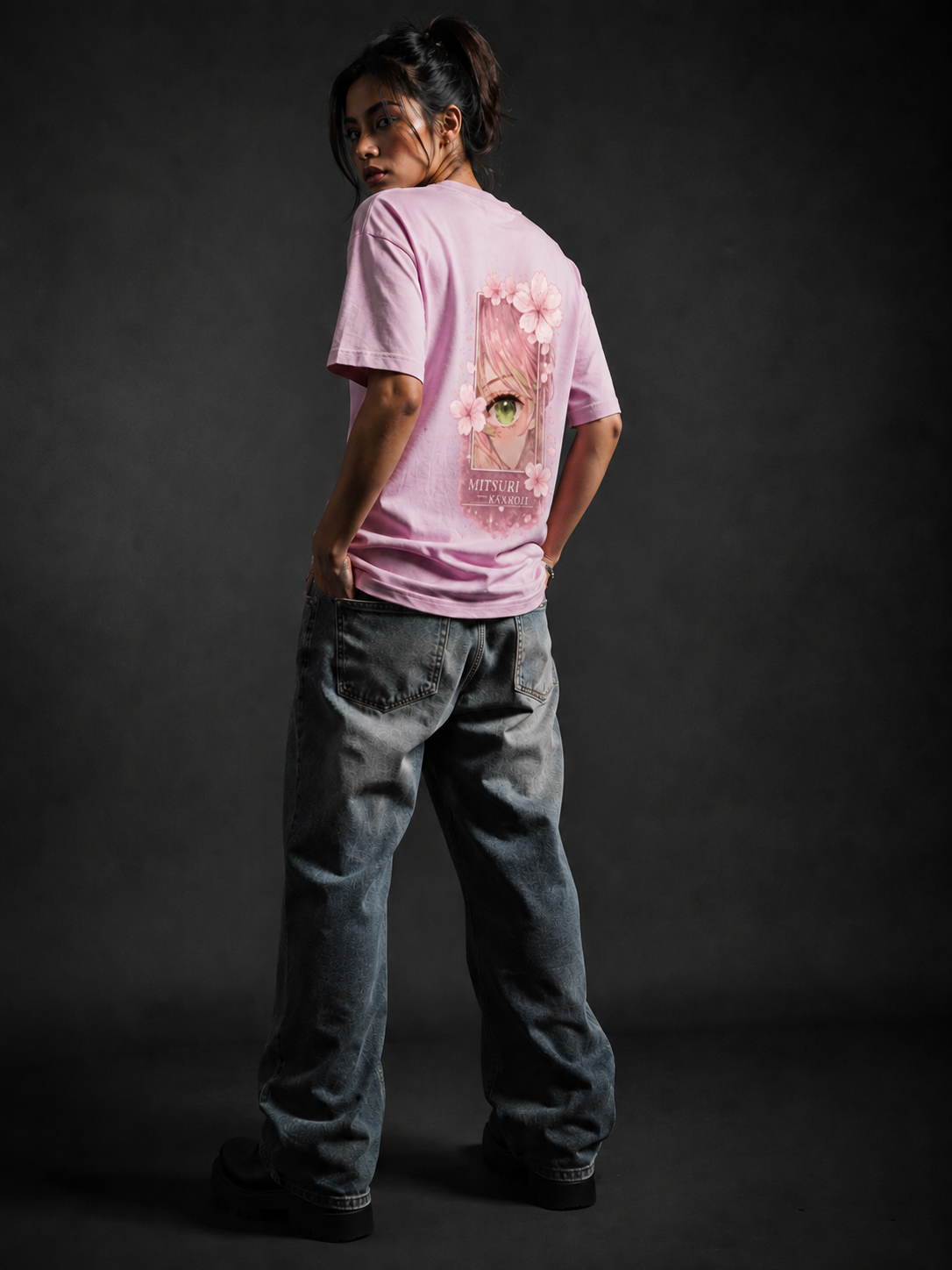 Sakura Gaze Unisex Oversized Standard T-Shirt