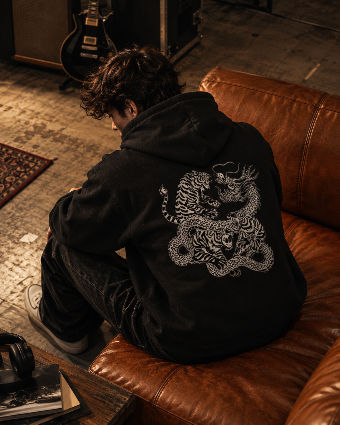 TROVLY- Shadow Dragon Pullover Hoodie