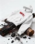 Trovly white hoodie - streat wear