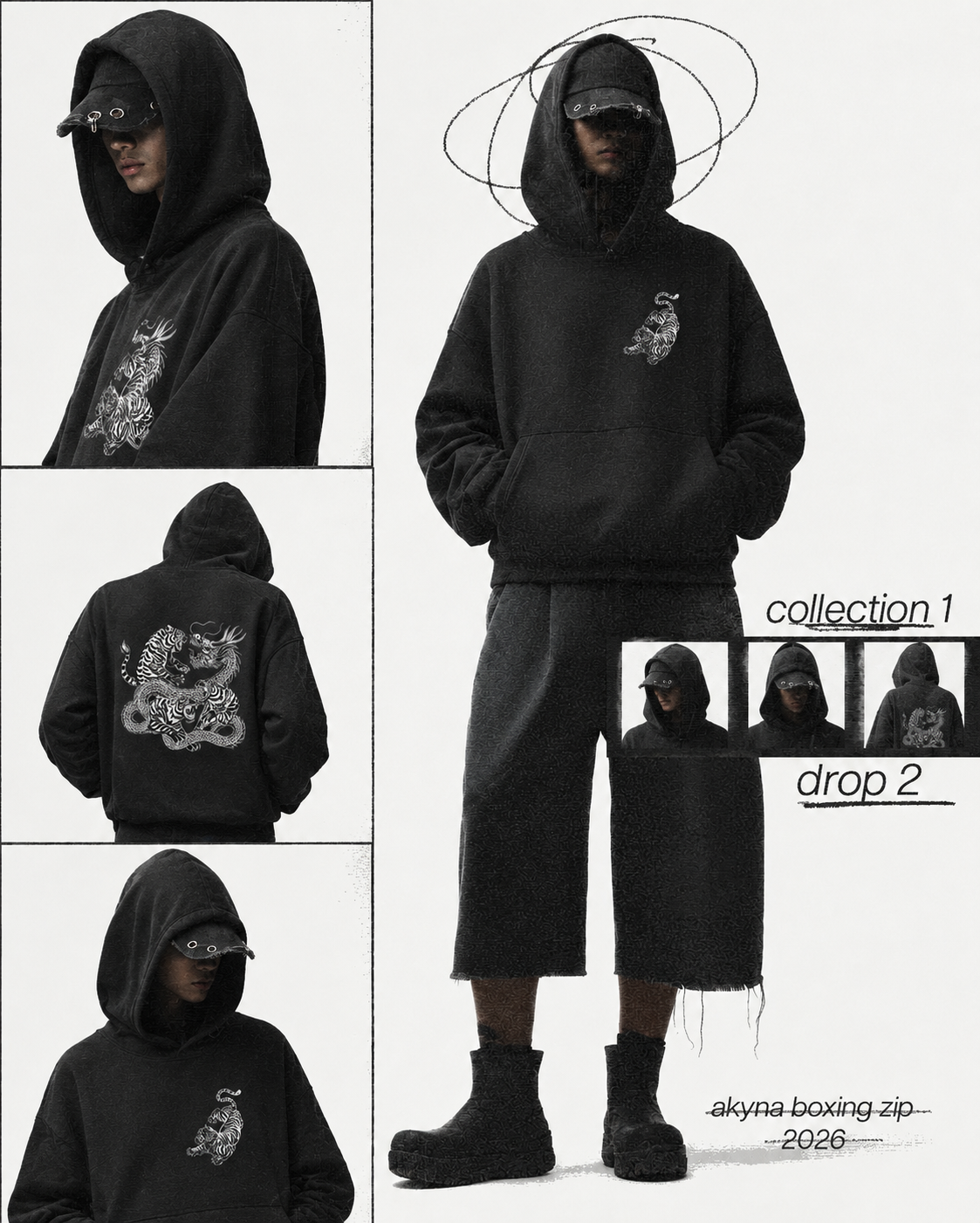 TROVLY- Shadow Dragon Pullover Hoodie
