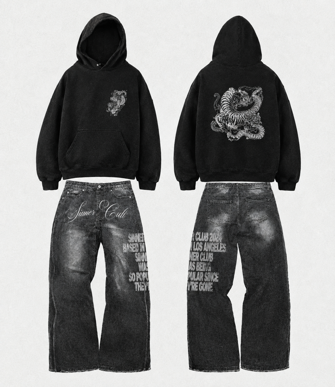 TROVLY- Shadow Dragon Pullover Hoodie
